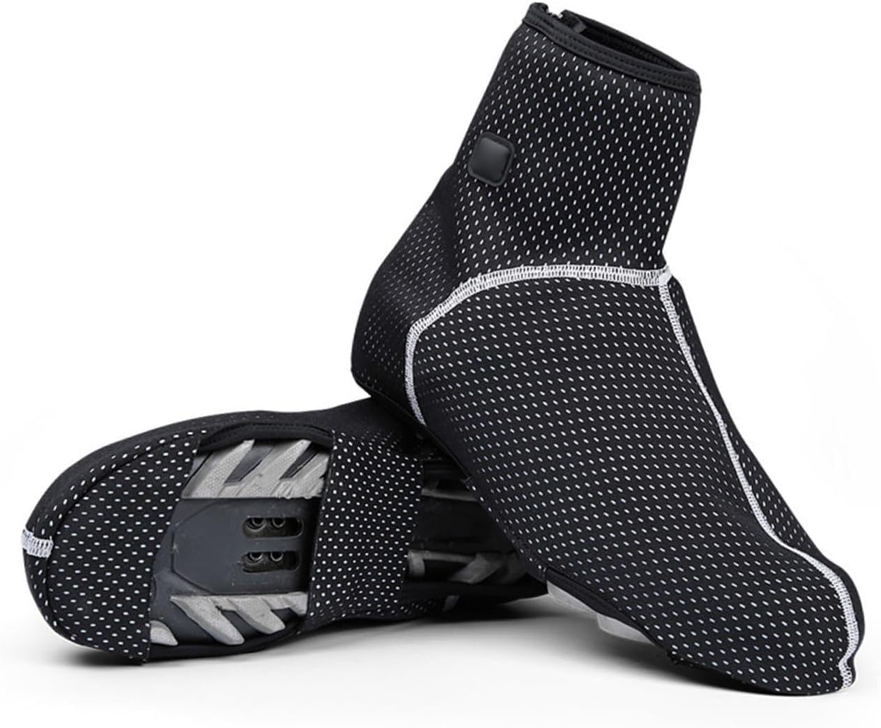 2 Pairs Low-Profile Ankle Coverage Shoe Covers Dress Guard Bike Unique Design Shoe Covers Clear Phone