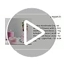 Image of Cortina Plastic Handmade Crochet Artificial Flowers with Light|Aesthetic Room Decor, Living & Bedroom Decor|Artificial Flower Wall Decor|Great for Gifting - Light Pink - 13x8x34 CM