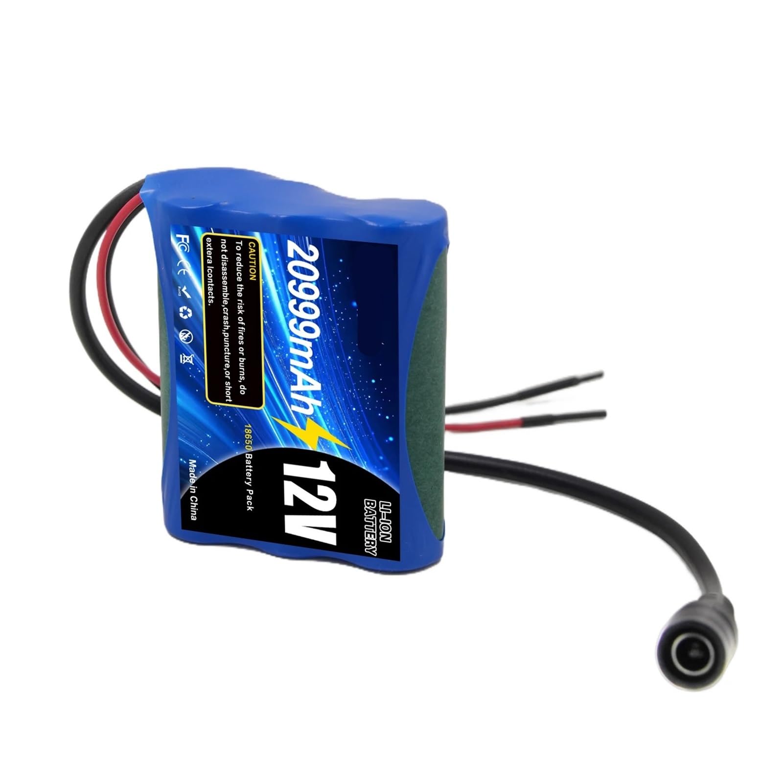 Batteria ai polimeri di Litio 12V 20Ah 12.6V 20000mAh Batteria Ricaricabile for Drone RC + Set di Caricabatterie(20000mAhx2 chargerx1)