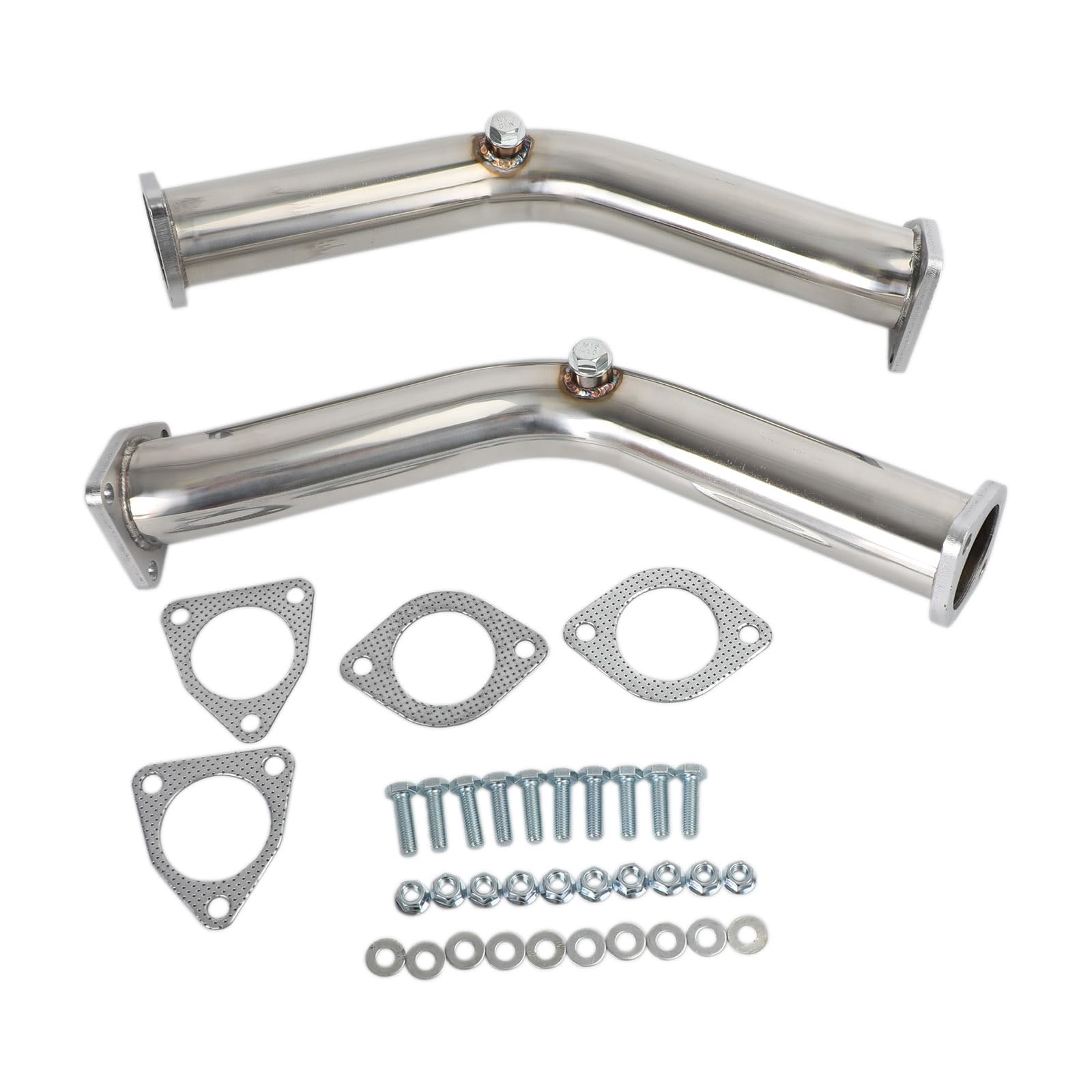 2 Test Pipes Decat Non Reson Straight Exhaust für Nissan 350Z für Infiniti G35 FX35