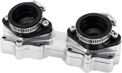 Miniatura 8 de Colectores de admisión Billet Botas Reemplazar para Yamaha Banshee Keihin Mikuni 33 34 1.378 in