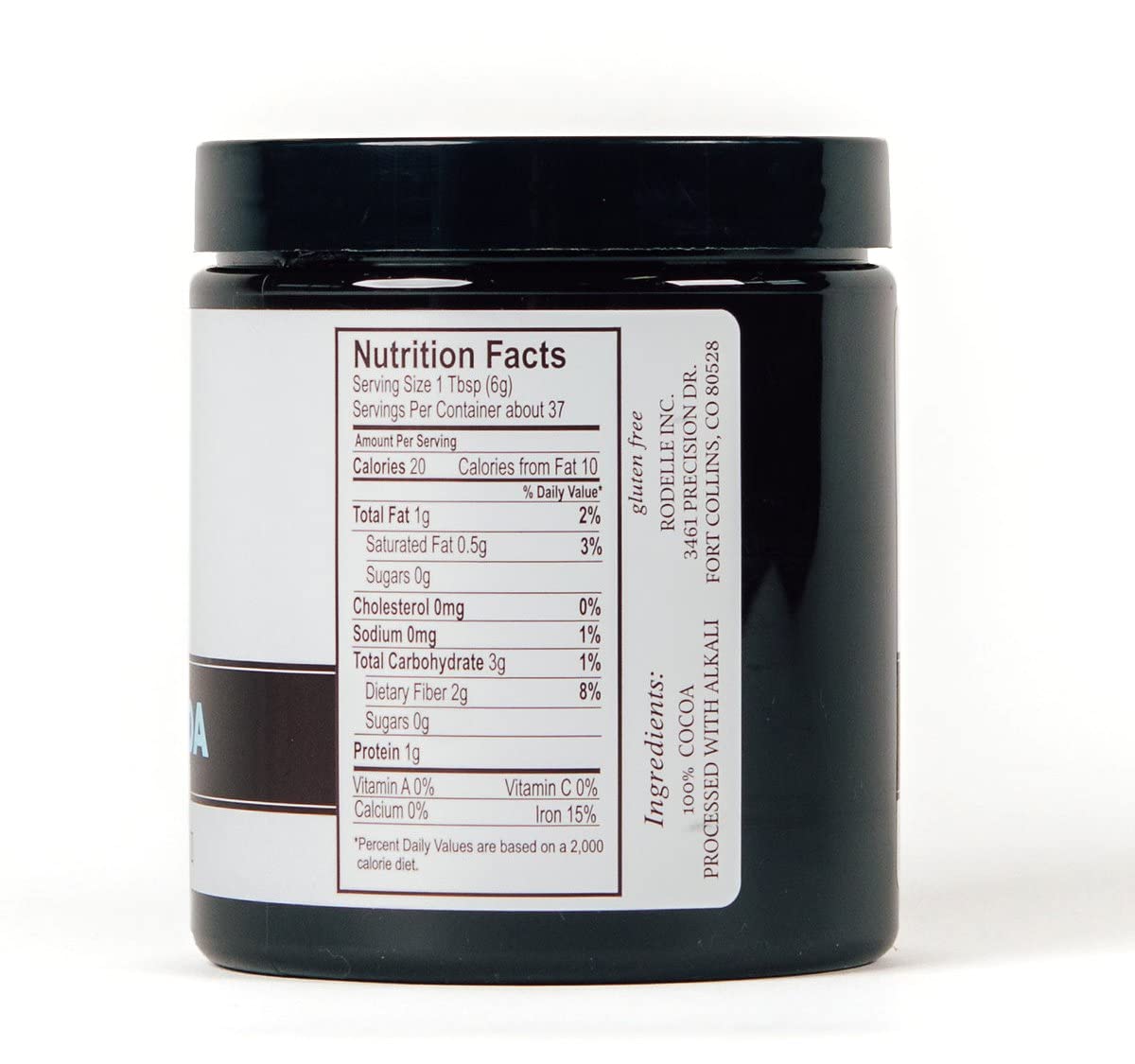 Rodelle Baking Cocoa, Gourmet, 8 Oz (226 g) (Pack of 2)