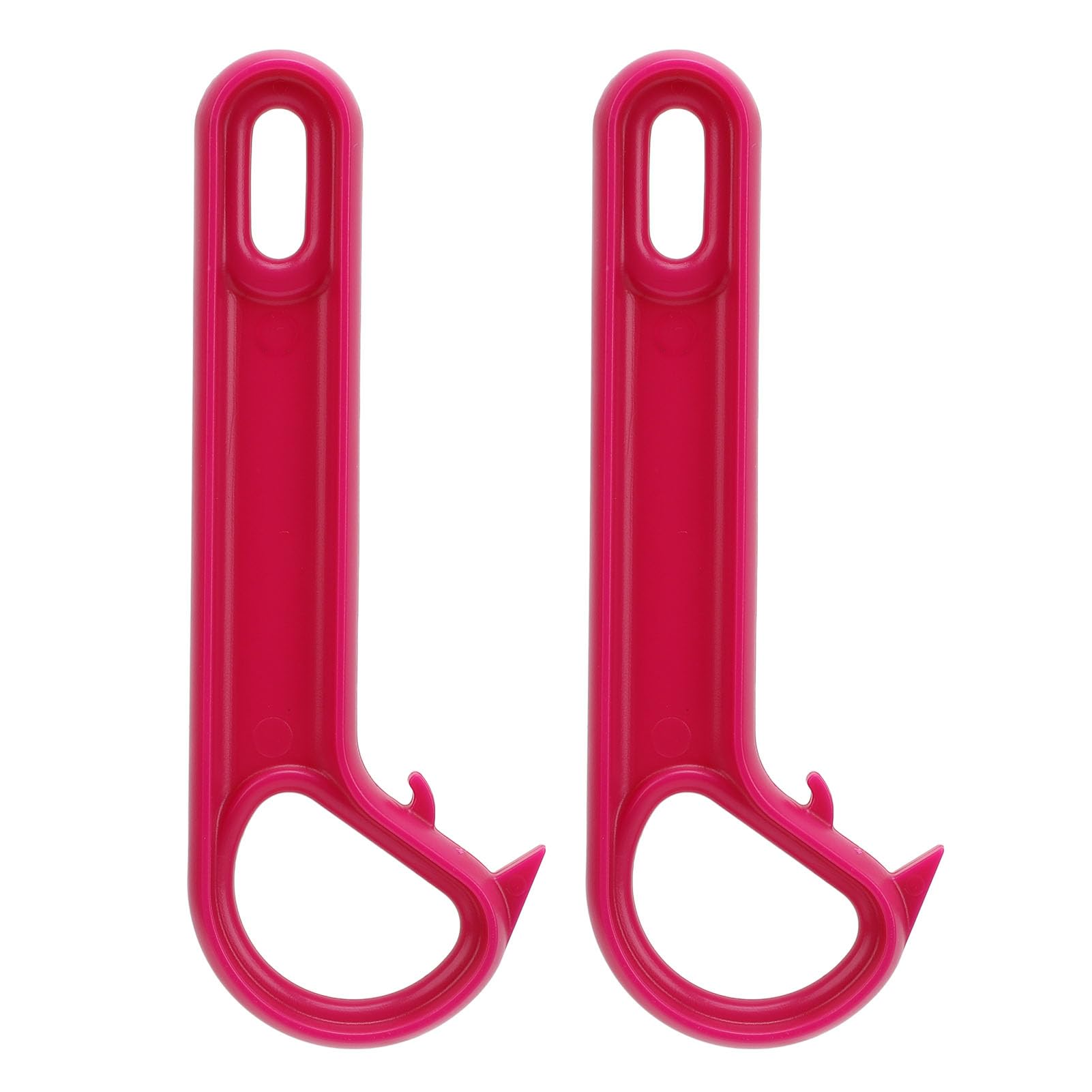 CHEOTIME 2pcs Easy Open loop Pull Can Openers, J Hook Can Opener Pull Tab No Slip Ergonomic Grip Jars Can Lid Lifter Manual loop Top Soda Tin Bottle Opener Tool (Shutter)