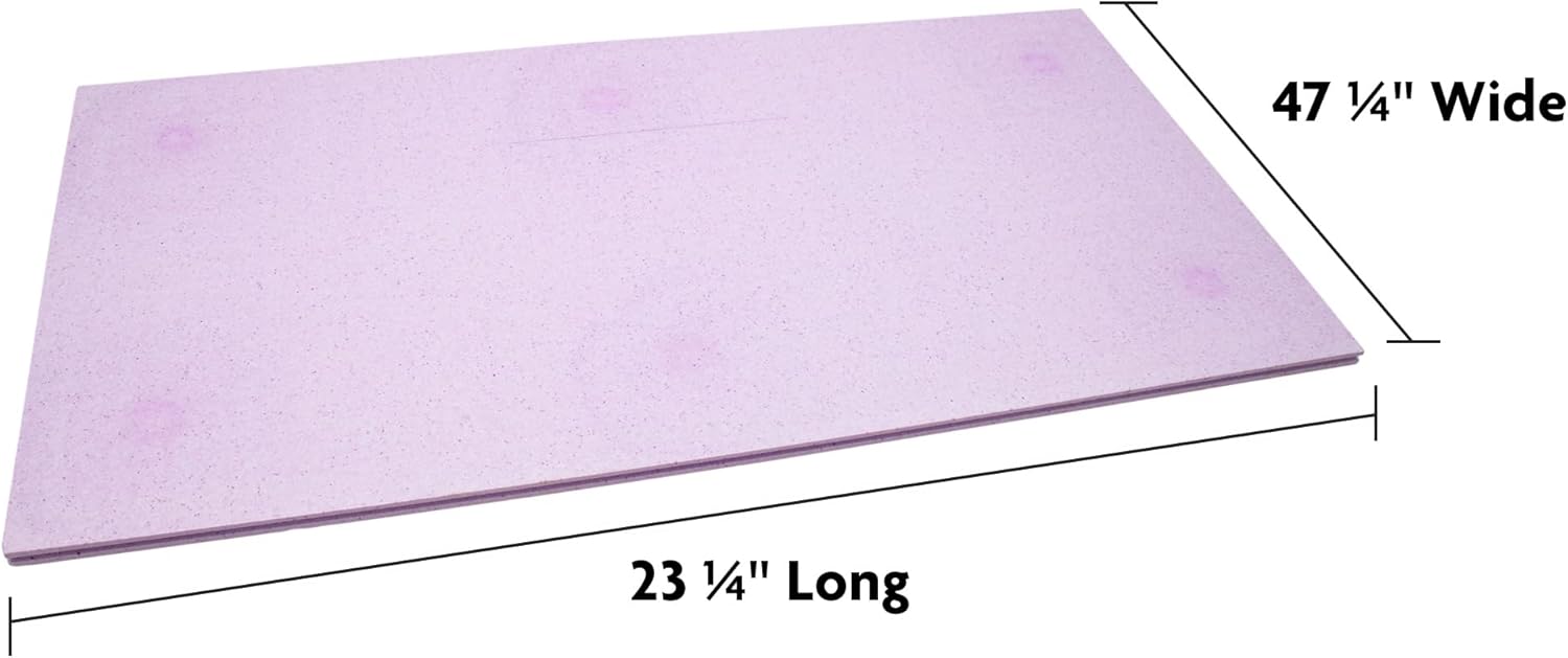 DRICORE Insul-Armor Premium Subfloor with Air Gap Technology, Helps Protect Water Leaks, Warmer & Soft Finished Floors 23 ¼" x 47 ¼" x 1" Covers 76 Sq. Feet (Bundle of 10)