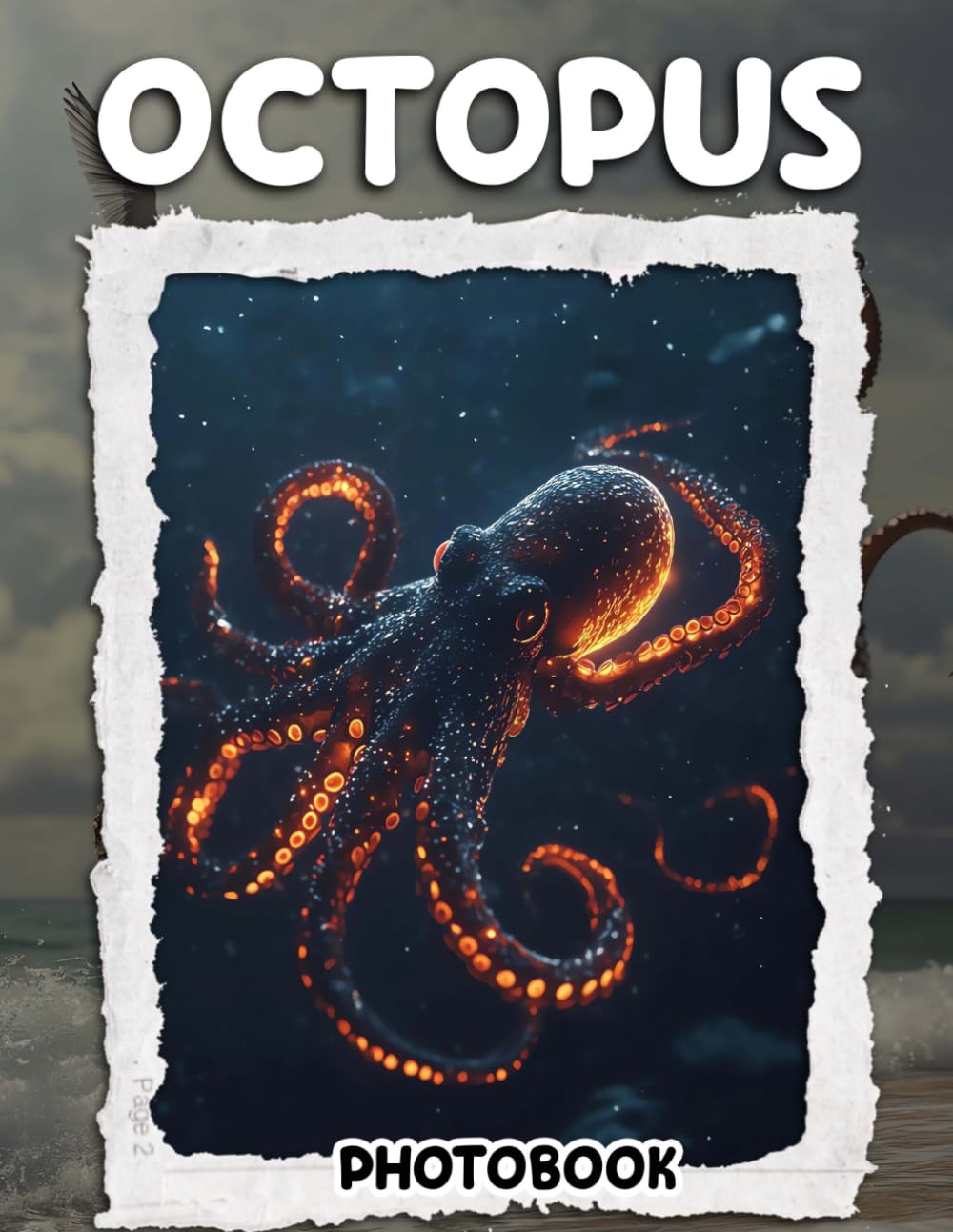 Octopus Photo Book: 30 Pages Captivating Marine Creature Photography Showcasing Intelligent Invertebrates In Colorful Underwater Scenes