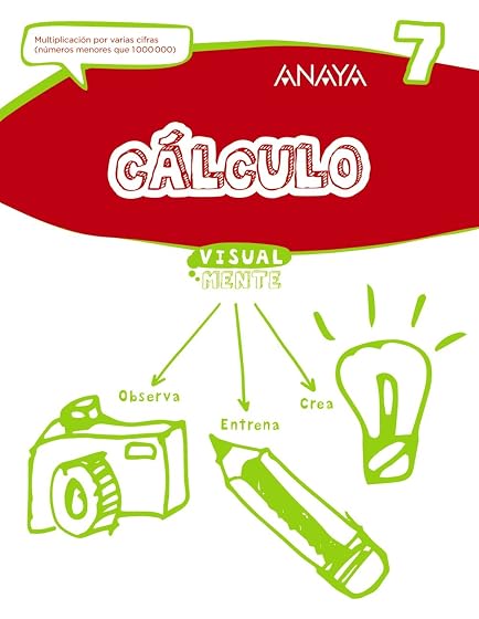 Cálculo 7. Educacion Primaria 3º / 4º Castellano Ed 2017 Mec
