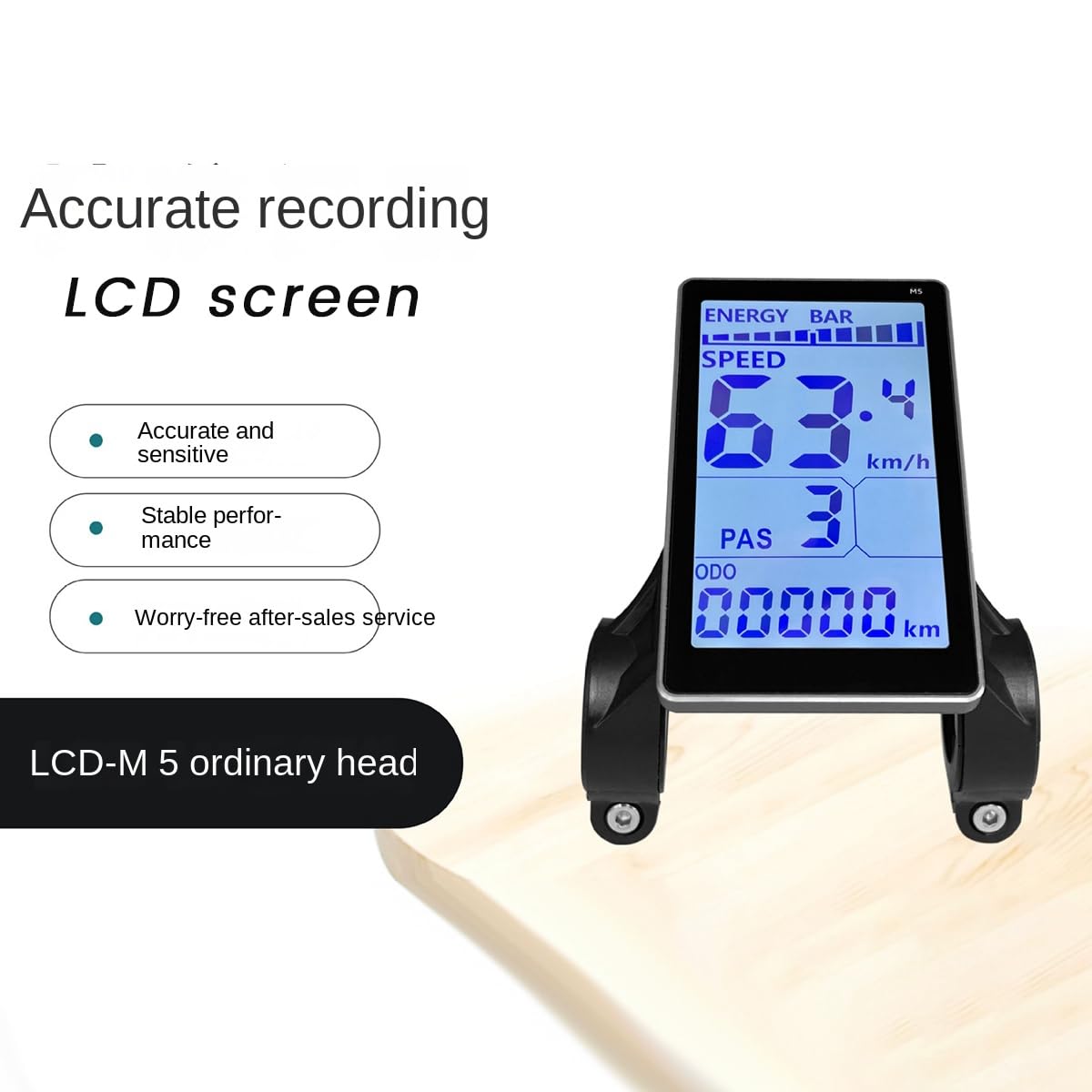 Hopbucan 1 Piece Electric Scooter M5 LCD Panel Screen 5 Pin 24V 36V 48V 60V Universal Waterproof Connector - Image 4