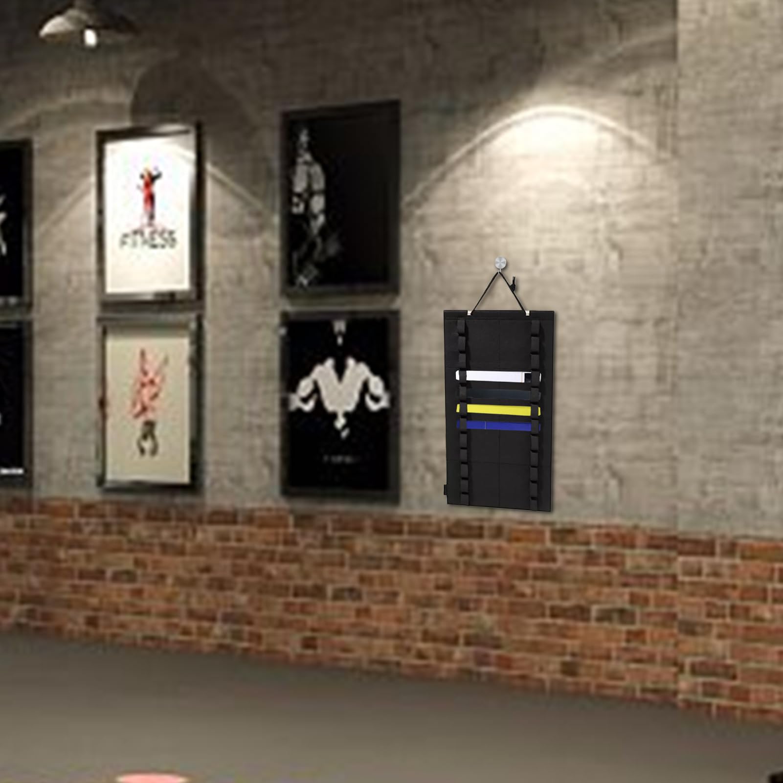 Espositore per cinture da karate, espositore per cinture da Taekwondo, scaffale per cinture 12/24 montato a parete, organizzatore per cinture per arti marziali per bambini adulti Judo, studenti