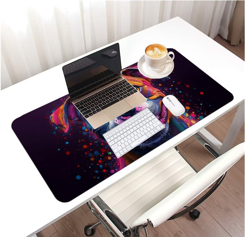 Tapis de souris XXL base caoutchouc structure dense et finitions soignées - 3