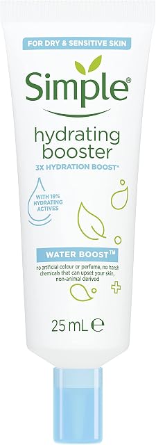 Simple Water Boost Hydrating no harsh chemicals Booster for dehydrated and dry skin 25 ml