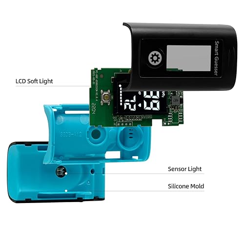 Miniatura 4 de Oxímetro de pulso Monitor de saturación de oxígeno en sangre en la punta de los dedos, oxímetro de frecuencia cardíacaSpo2 con pantalla LCD,