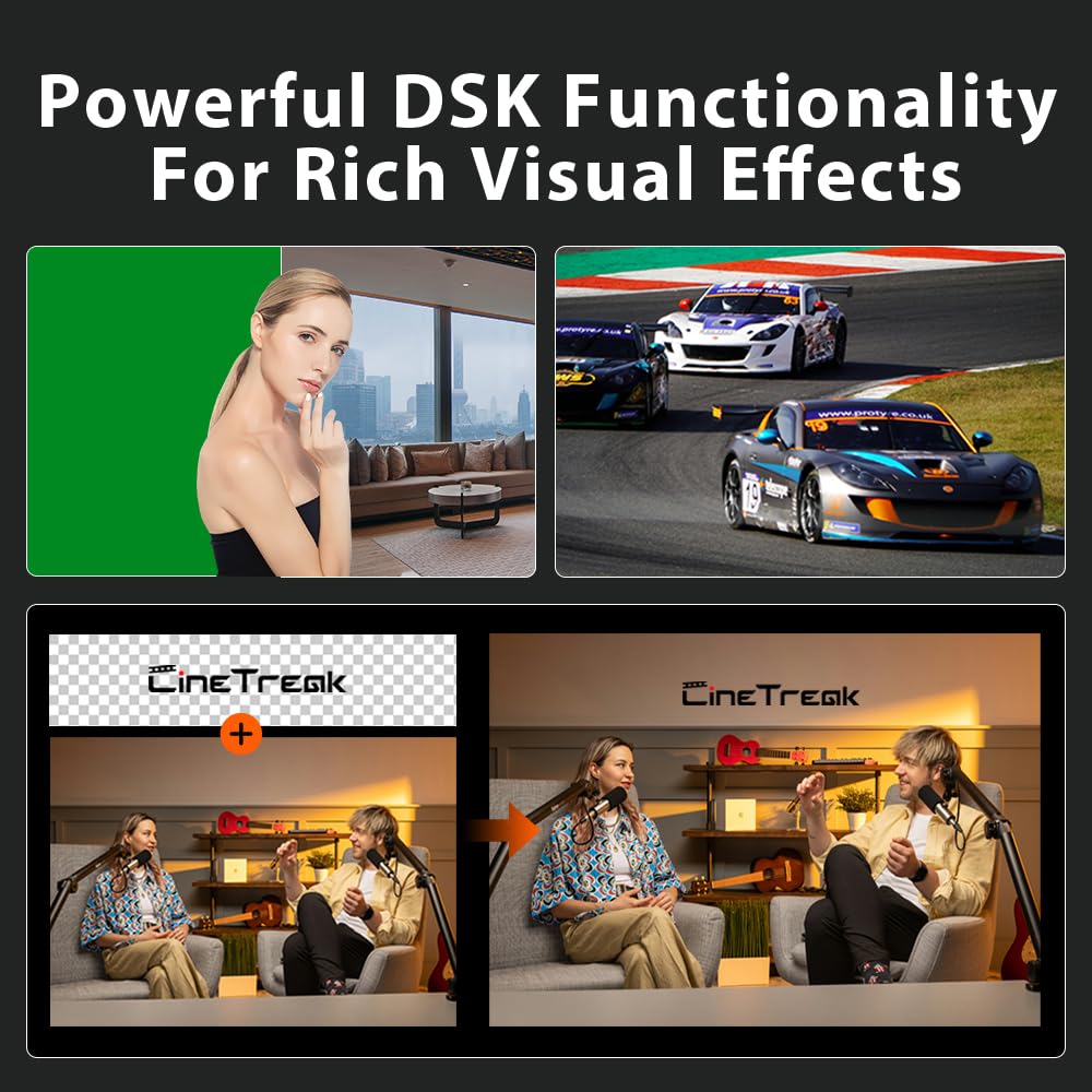 Stream-1 HDMI Super Source Camera Video Switcher Mixer with PTZ Cam Control,REC, NDI Updatable and Landscape & Portrait Livestreaming