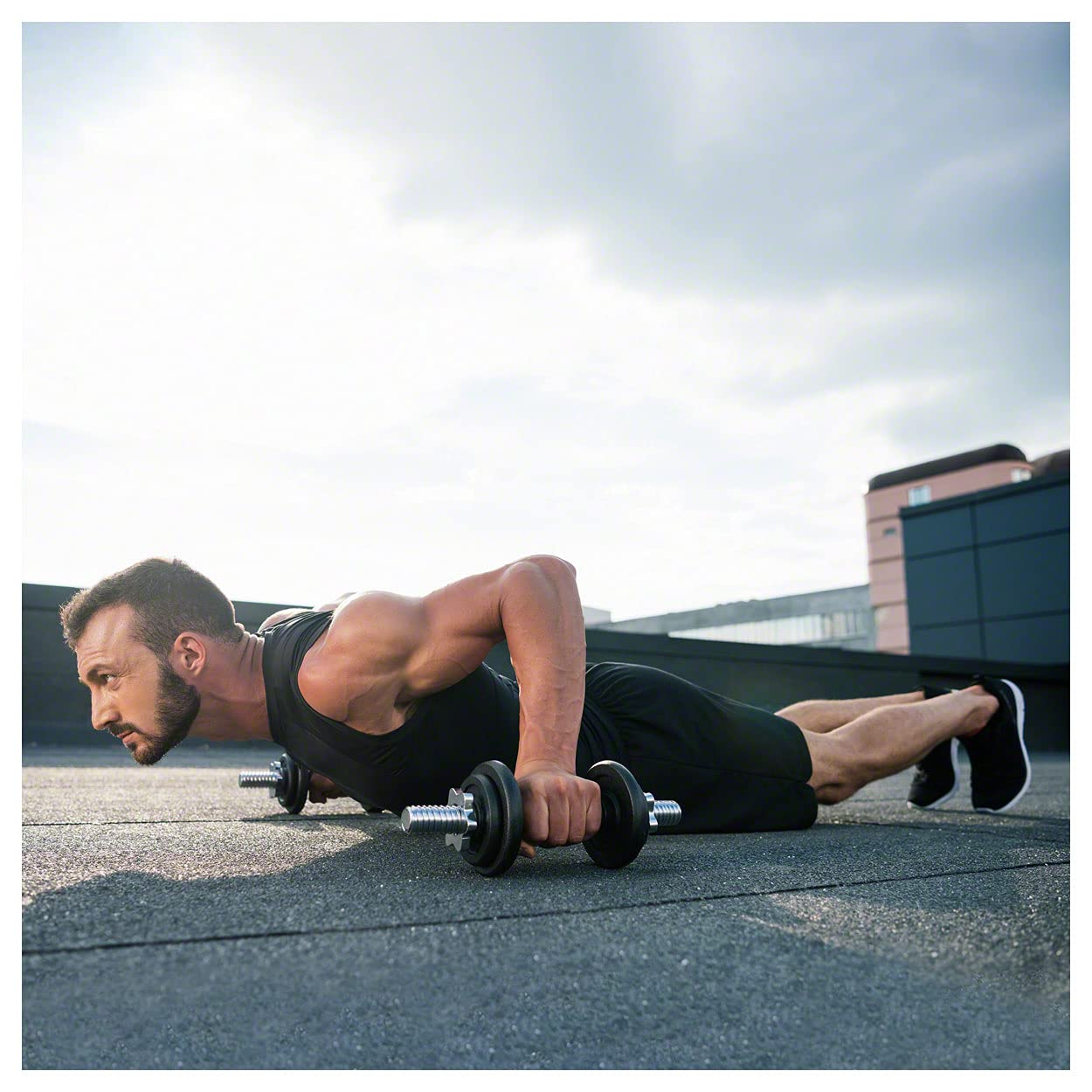 Kurzhantel-Set Hanteln Hantelscheiben Gewichte Bizeps Hanteltraining, 10 kg, 15 kg, 20 kg