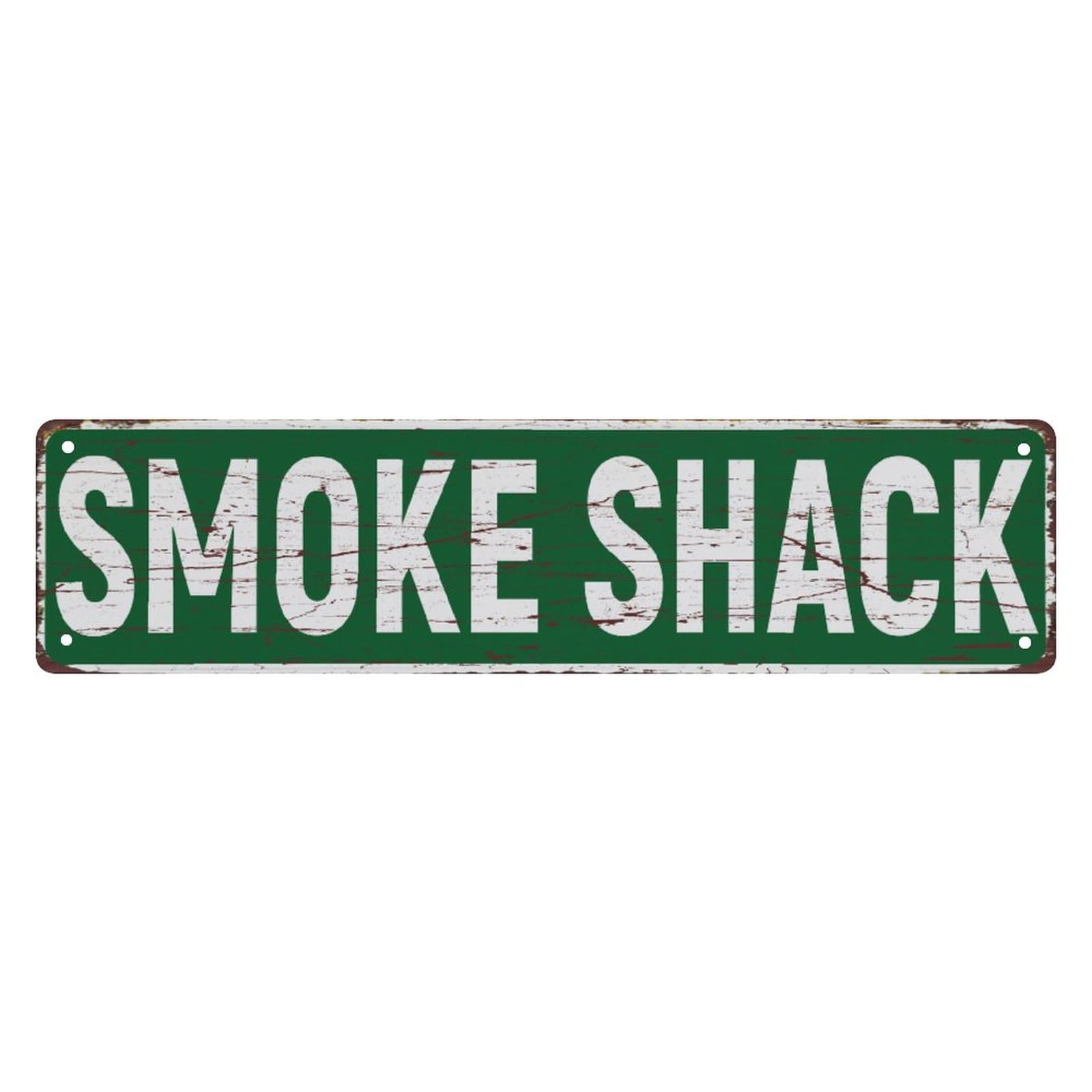Smoke Shack Vintage Metal Sign Retro Metal Plaque Bar Pub Poster Wall Art Decor Tin Sign 4x16 Inch