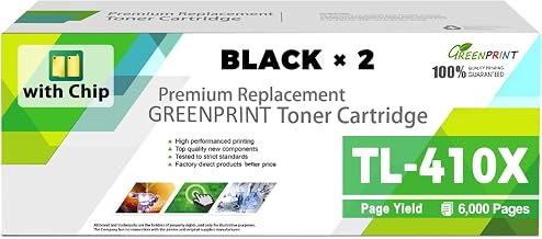 Compatible Toner Cartridge TL-410X TL-410 TL-410H 6000 Pages High Capacity 2 Black for P3010DW M7100DW M7100DN P3300DW P3300DN M6708DW M6708DN M7108DW M7108DN M6800 8FDW 8FDW 8208FDW M7308FDW