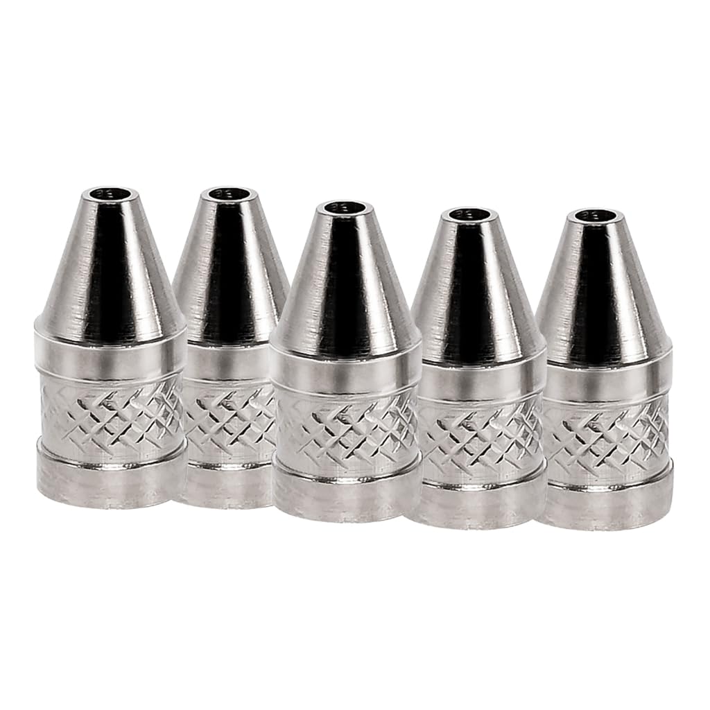 Dcaknri 5Pcs 1.6mm/1.2mm Nozzle Iron Tips Metal Soldering Welding Tip for Electric Vacuum Solder Sucker Desoldering Pumps