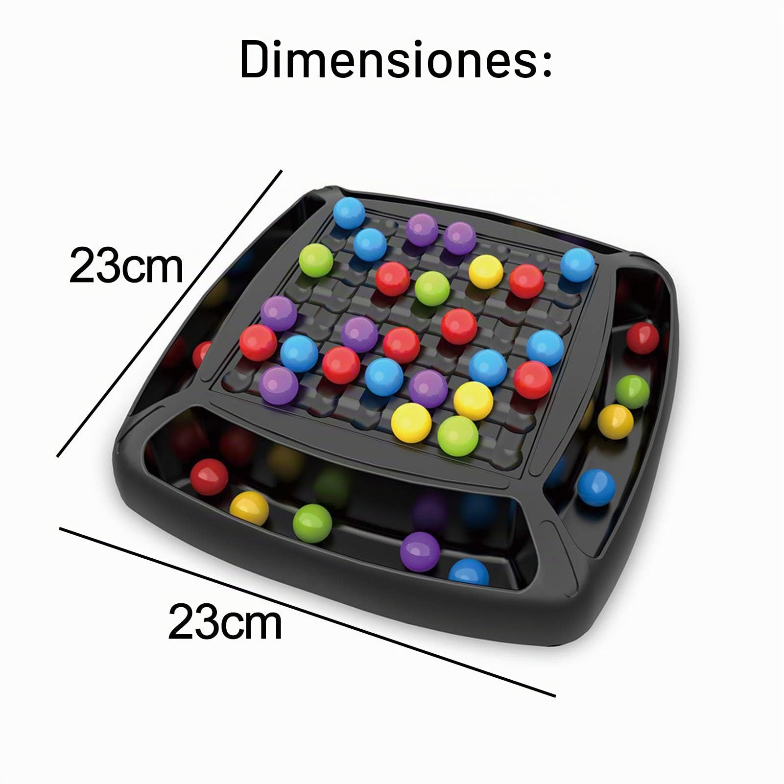 Clenp Juego De Mesa De Eliminación, Juego De Mesa De Eliminación De Bola De Arco Iris, Pensamiento Lógico, Juguete Educativo Interactivo A Juego para Niños, Padres