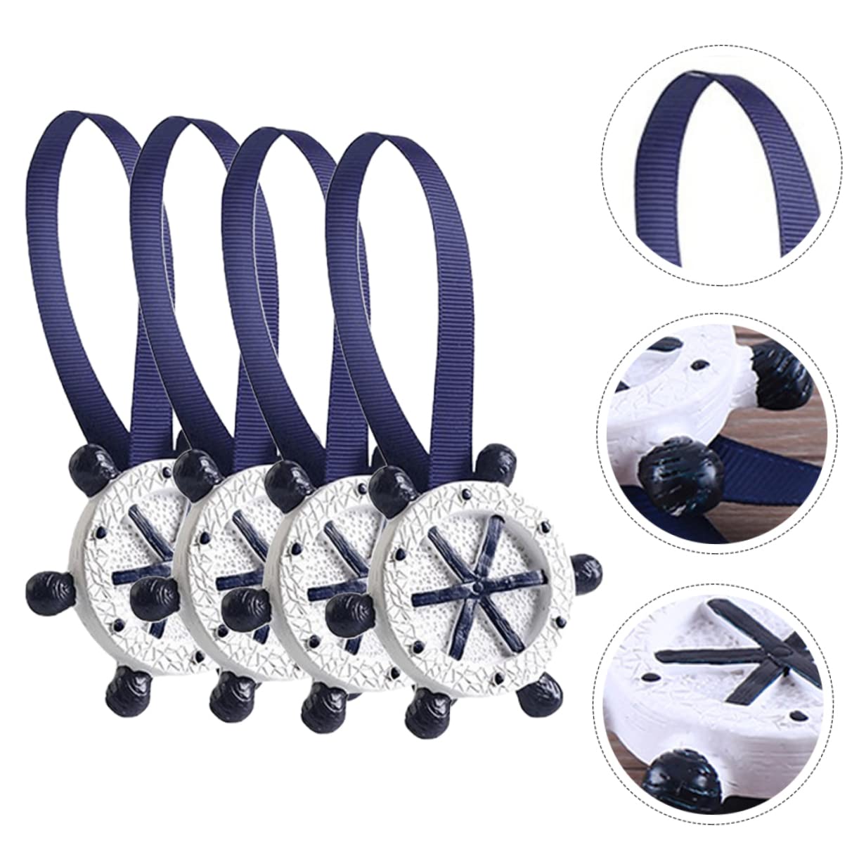STOBAZA 8pièces Magnétiques pour Rideaux Décoratifs Style Méditerranéen Accessoires pour Draperies Place