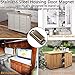 Kitchen Cabinet Magnets Closure CBRIVE 2 Pack Cabinet Magnetic Catch Cupboard Door Magnets Heavy Duty 15 lbs Metal RV Drawer Latch Closet Closing Stainless Steel Shutter Hardware Closer-Bronze