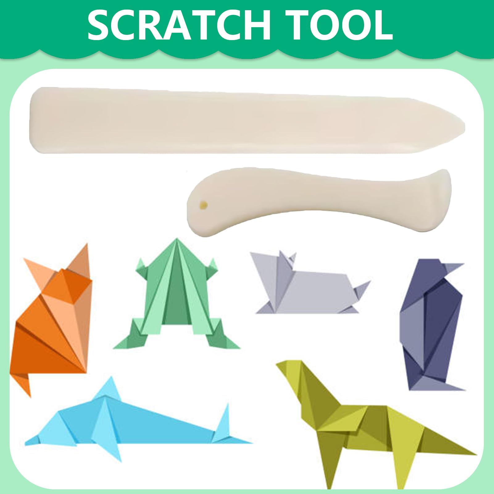 Starlet Plus Lot De 4 Plioirs En Os Pour Papier, Découpe Et Planche à Plier, Plioir En Os Avec Pointe Arrondie, Planche à Plier Pour Papier, Plastique, Travaux Manuels Planche A Decouper