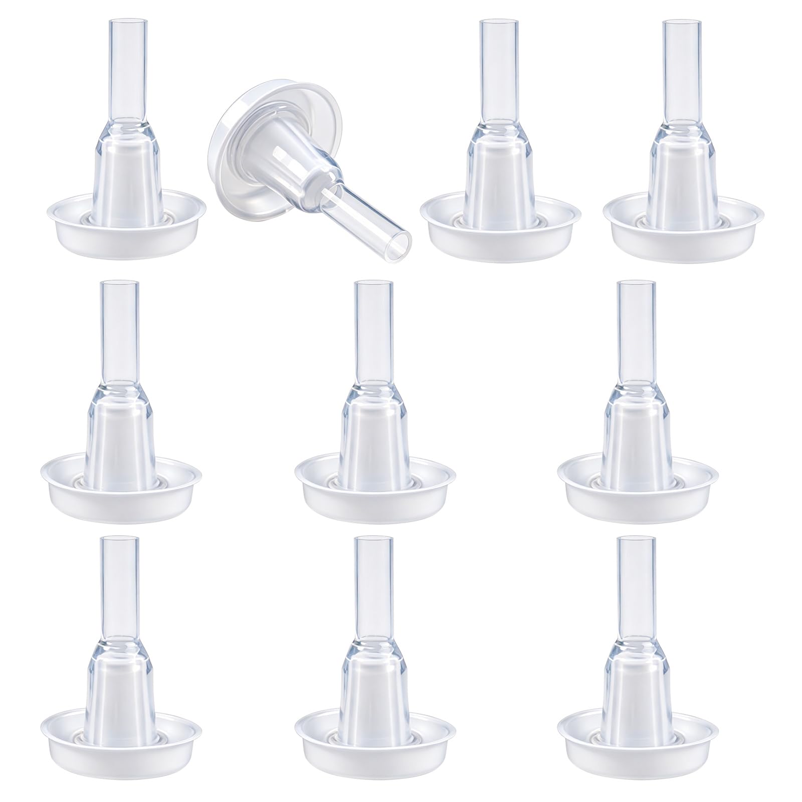 10 Stück Urinalkondom für Männer-25mm,selbstklebend Silikon,Sicherer Sitz und auslaufsicher | Selbstklebend, Liegt fest an und ist auslaufsicher, transparentes Design
