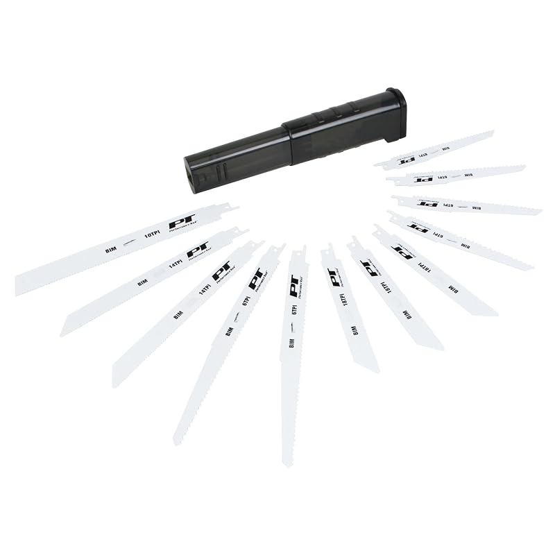 Performance Tool W721 12Pc Reciprocating Saw Blade Set, 1 Pack