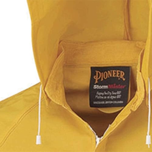 Miniatura 8 de Pioneer 577U Traje para lluvia de PVC, talla pequeña, color amarillo