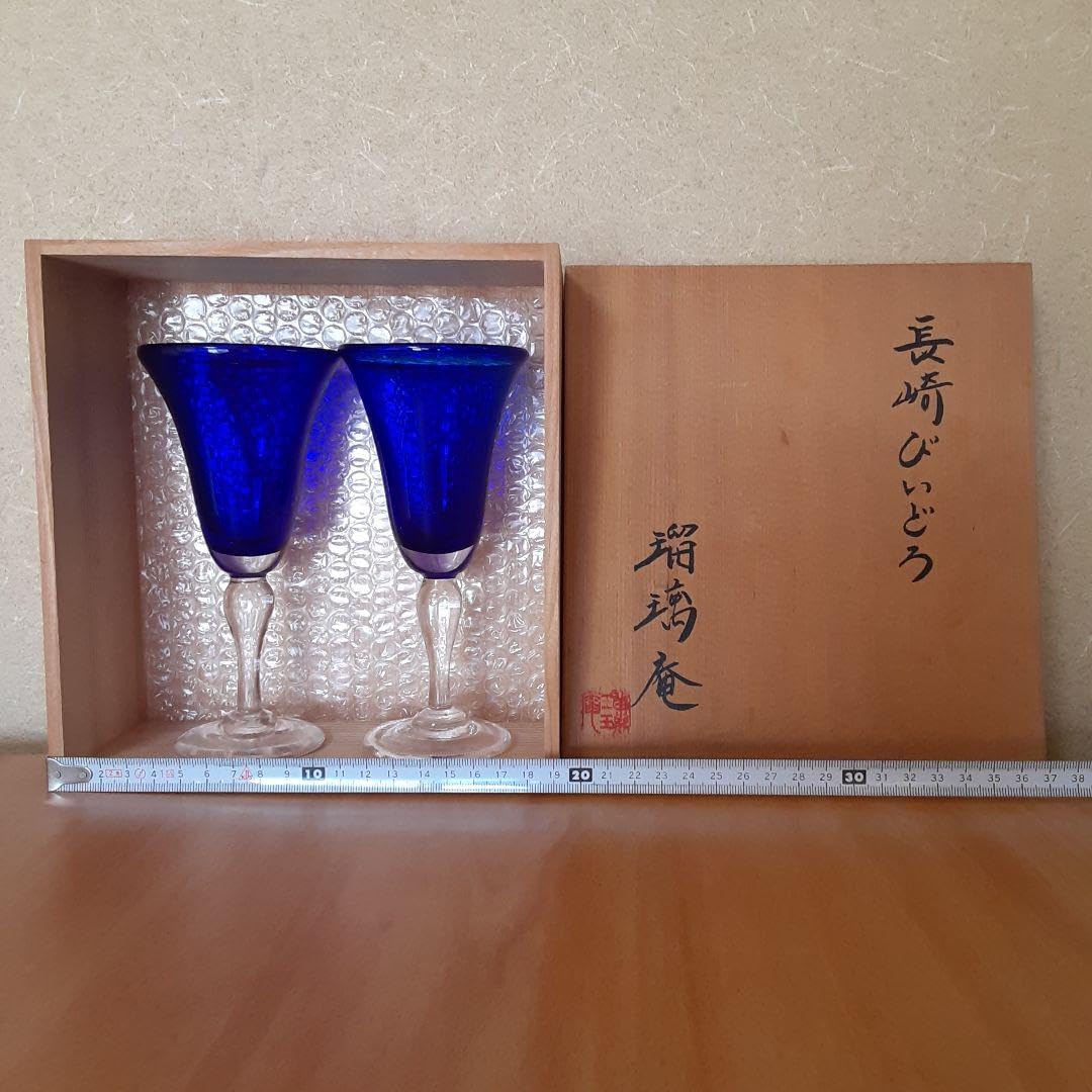 ♢リキュールグラス 長崎びーどろ 和ガラス 昭和レトロ ワイン