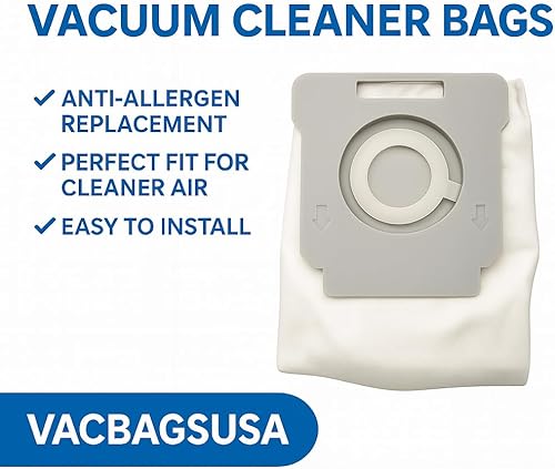 Miniatura 4 de Paquete de 12 bolsas para aspiradora Roomba iRobot i7 Series, reemplazo antialérgeno  VacBagsUSA, ajuste perfecto para aire más limpio