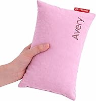 Vista 13 de Almohada de microfibra Pipsqueak - Pequeña, Mini, Pequeña - 27.9 x 17.8 cm - Perfecta para viajes, autos, aviones, camping, perros, niños pequeños