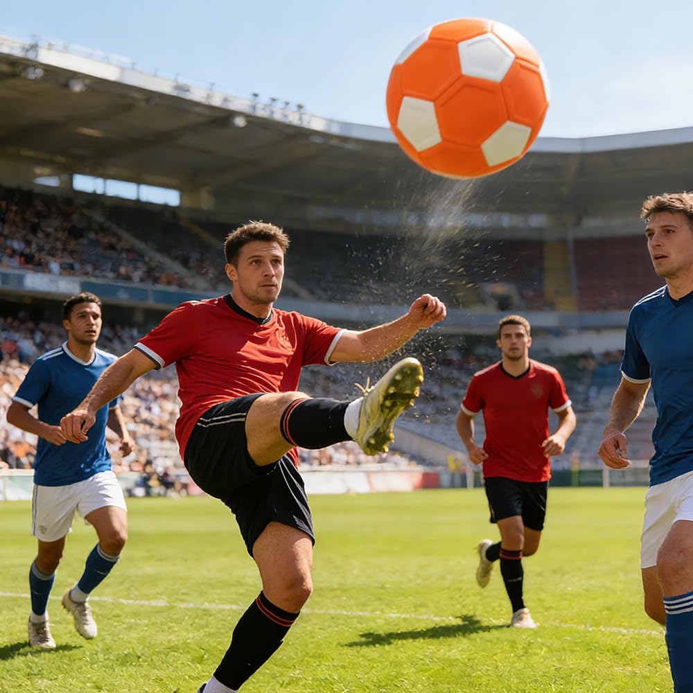 piłka nożna Curve Ball rozmiar 5 Swerve Ball piłki nożne Curves Soccer Balls piłka do zakrętów dla dzieci i dorosłych do treningu piłki nożnej wewnątrz i na zewnątrz, prezent dla dzieci, zawody