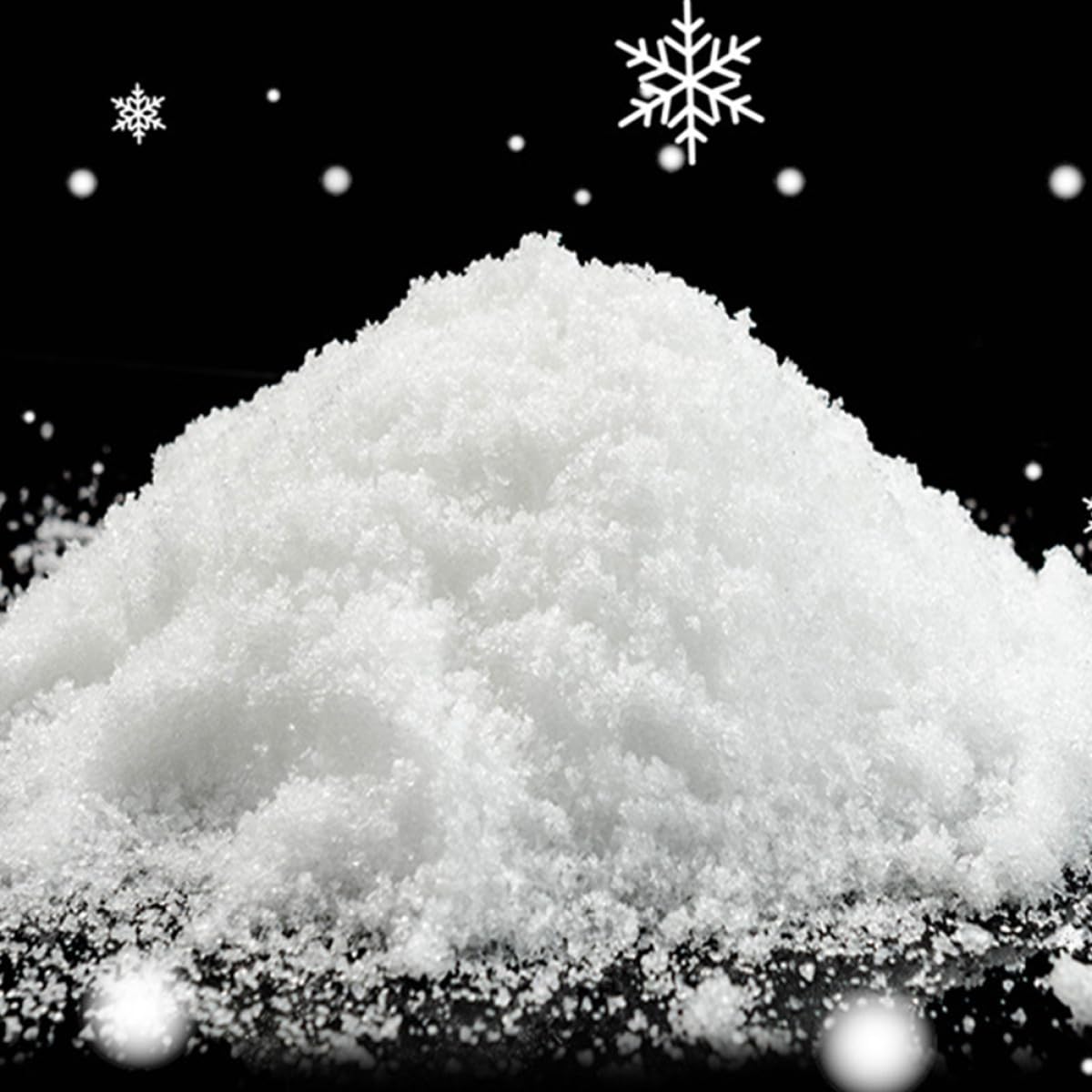 ABOOFAN 3 Packungen Künstliches Schneepulver Weihnachtsbaum Weihnachtsdekor Schneespielzeug Weihnachtsschneekugeln Kunstschnee Schneeflockendekor Schneekugel Set Gefälschte Schneebälle