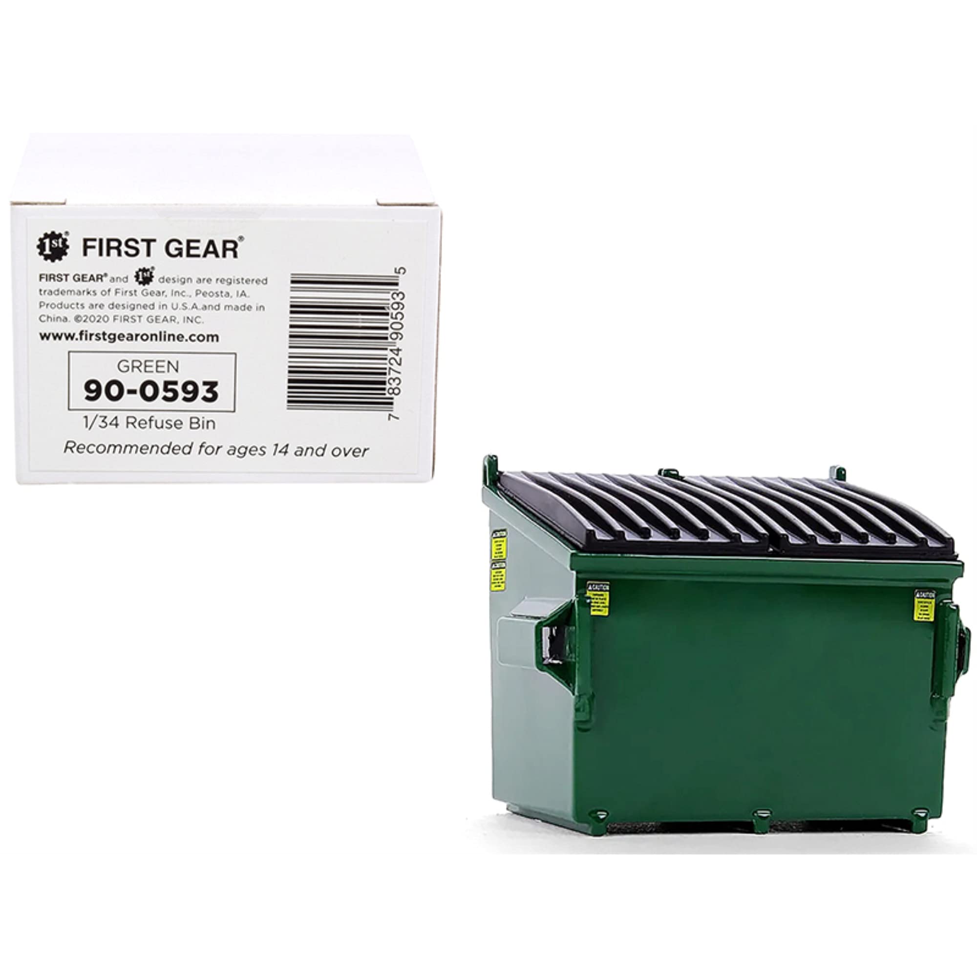 Amazon.com: First Gear Green: Novelty & Specialty Items Trash Bin