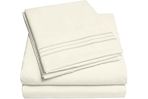 Queen Size Bed Sheets - Secure Corner Straps, Breathable Luxury