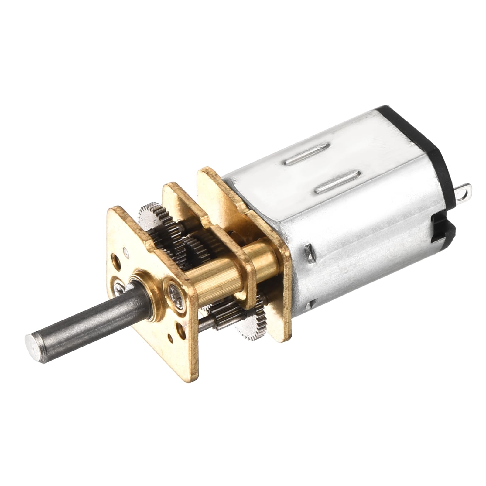 DMiotech 12V 140RPM Rated Torque 25 Output Shaft Length 10mm Micro DC Speed Reduction Motor Mini Metal Gearbox Motor for RC Car Robot Model DIY RC Toys Engine — image 1