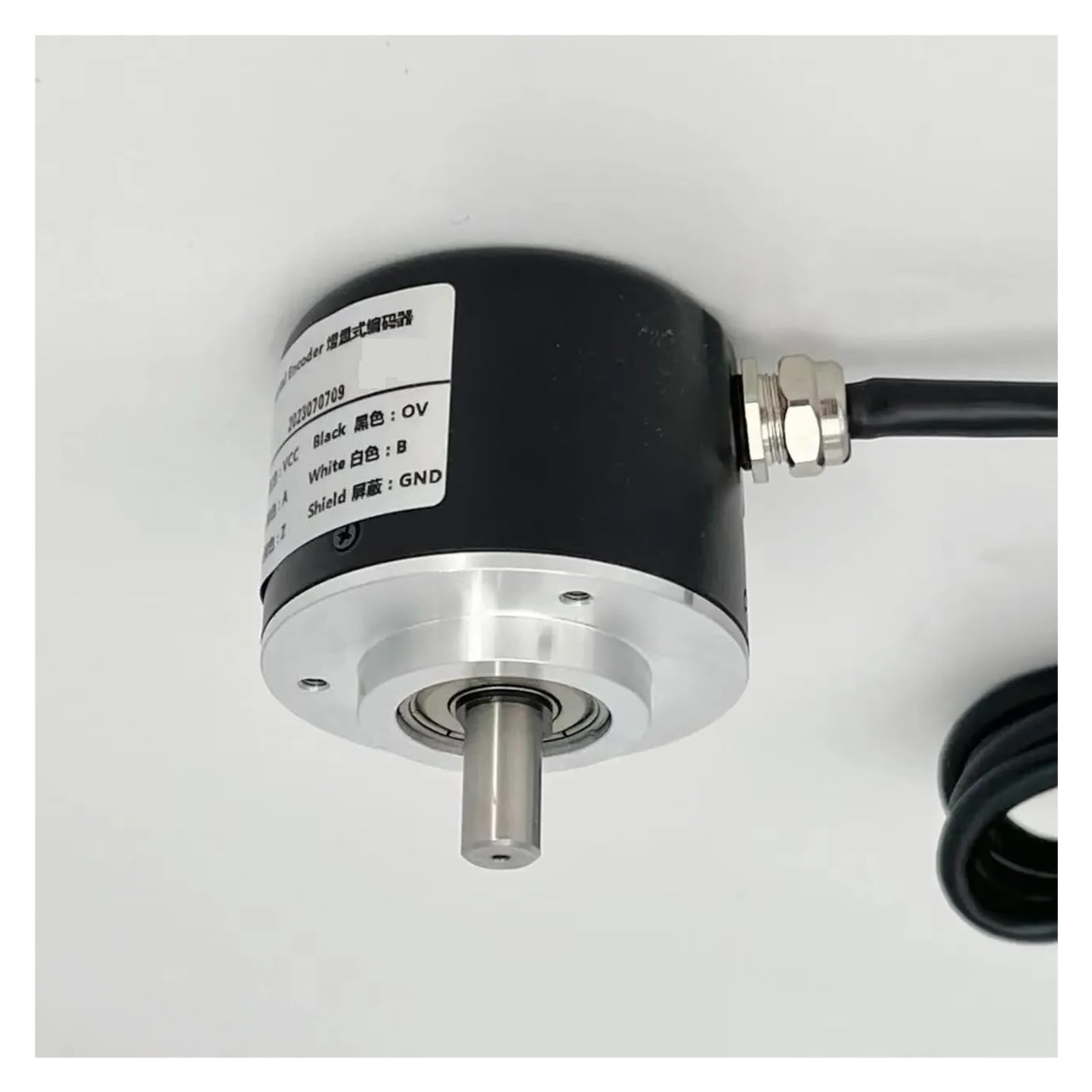 Codeur rotatif IY50S8, codeur incrémental, arbre solide de 8mm, triphasé, 5-24V