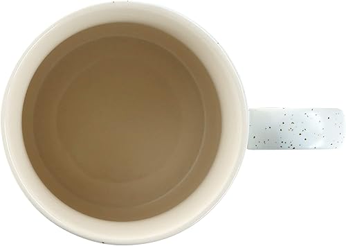 Miniatura 3 de Pavilion Gift Company Retired Under New Management See Grandkids para más detalles taza de té de café de cerámica moteada de 15 onzas, color beige,