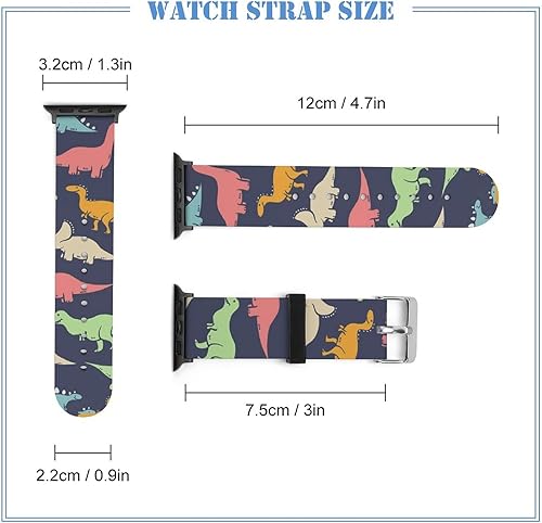 Vista 263 de Correa de reloj de silicona suave compatible con Iwatch Correa deportiva para hombres/unisex/jóvenes compatible con Iwatch Series