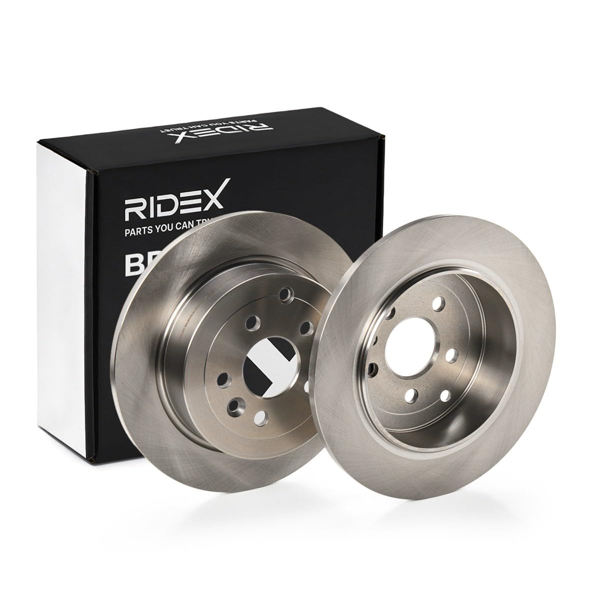 RIDEX 82B0611 2x Disco freno Posteriore senza viti/bulloni Compatibilità con LAND ROVER Freelander 2 SUV L359