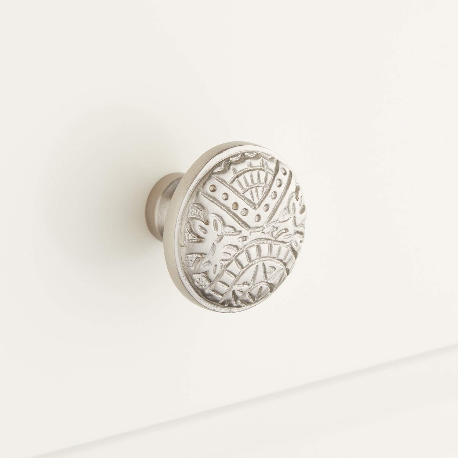 Signature Hardware 441790 La Rocca 1-1/4 Inch Diameter Mushroom Cabinet Knob