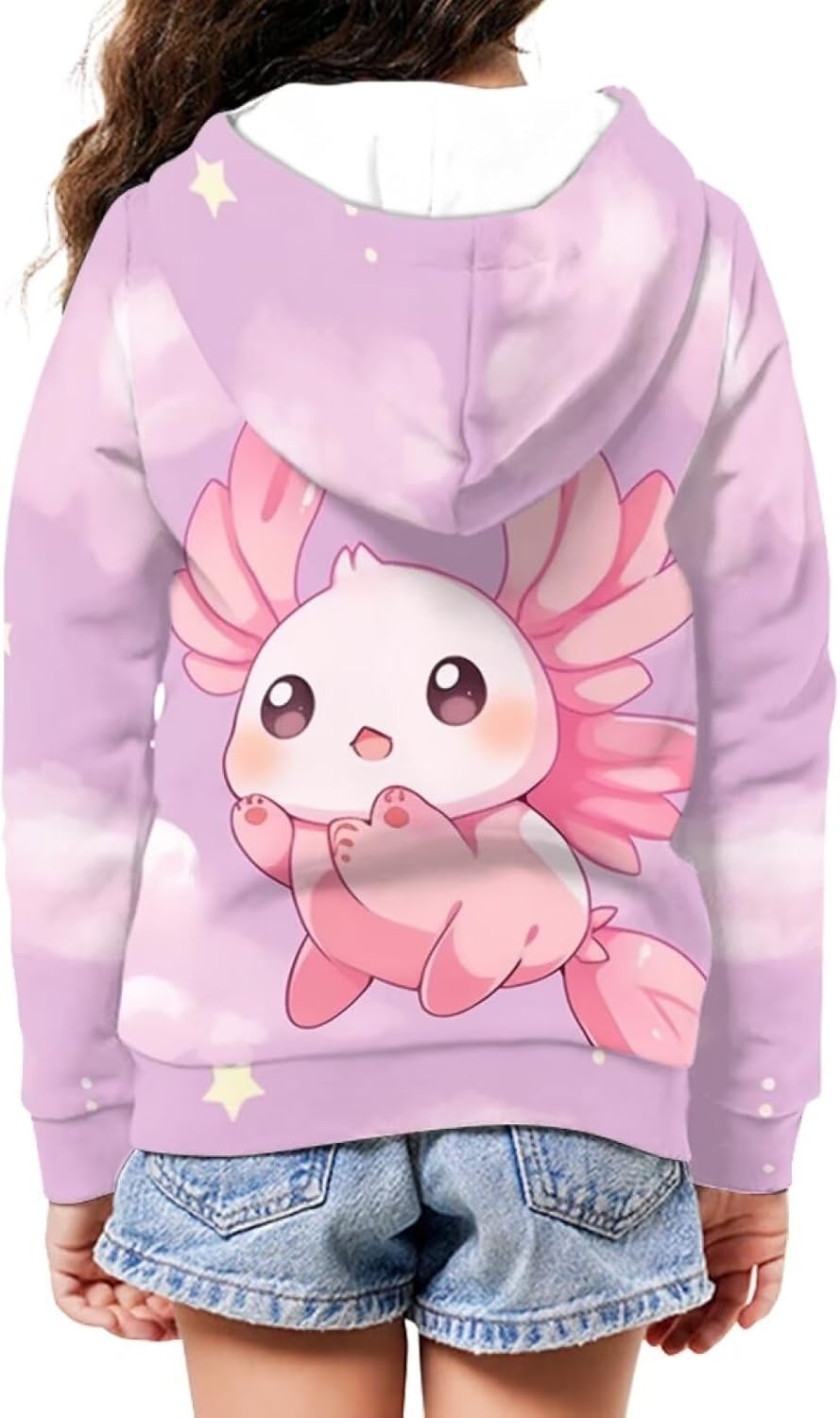 Cute Hoodies Zip Up Girls Boys Long Sleeve Hoodies Jacket Kids Clothes Pullover Outfit - Image 2
