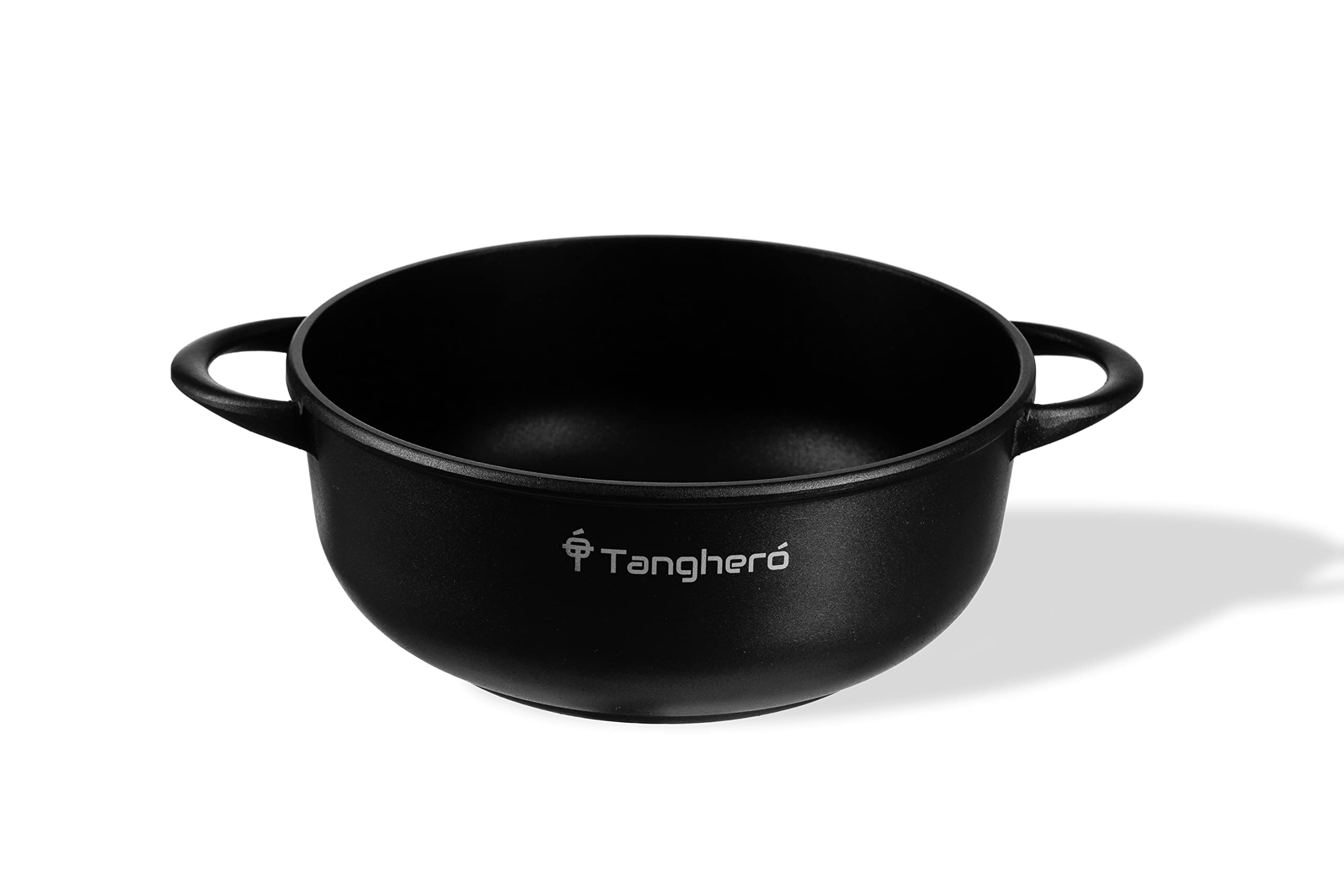 Tangherò Casseruola da 24 cm in Alluminio Pressofuso Rivestimento Antiaderente Made in Italy CA24T