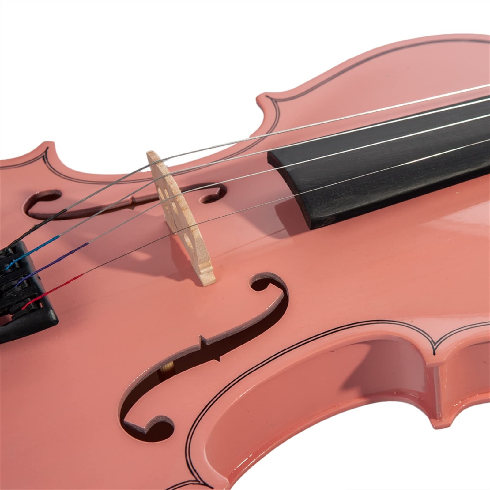 Violini per Studenti Violino Acustico Rosa 4/4 Violino A Grandezza Naturale Violino Violino Per Studenti Violino Acustico Per Principianti Uso Degli Studenti Professionale Violino