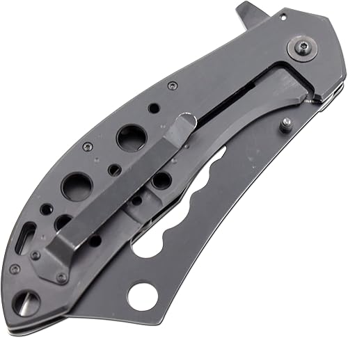 Miniatura 7 de Snake Eye Tactical Every Day Carry Mini-Cleaver Style Blade Gaint Cuchillo plegable  Cuchillo de bolsillo de supervivencia al aire libre  Cuchillo