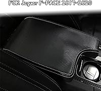 Vista 236 de Great-luck Leather Center Console Cover Armrest Pad,Protector Armrest Box Cover Accessories Keep Your Armrest in a More Comfortable Feeling(black