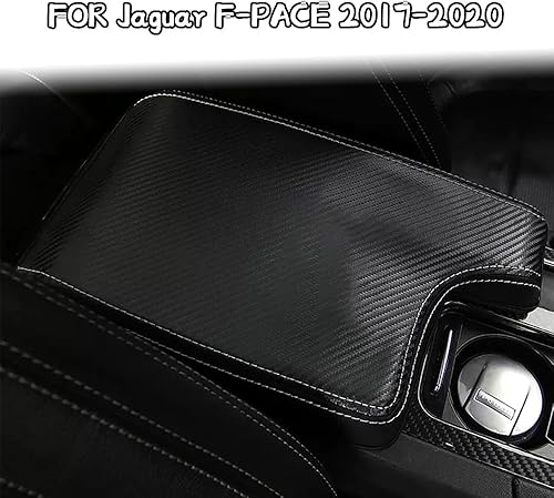 Miniatura 236 de Great-luck Leather Center Console Cover Armrest Pad,Protector Armrest Box Cover Accessories Keep Your Armrest in a More Comfortable Feeling(black