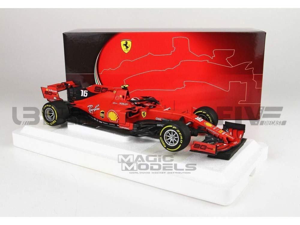 BBR Models BBR 191826 - Ferrari Sf90 Scuderia Ferrari Leclerc 1St F1 Win Belgian Gp 2019 - Scale 1/1