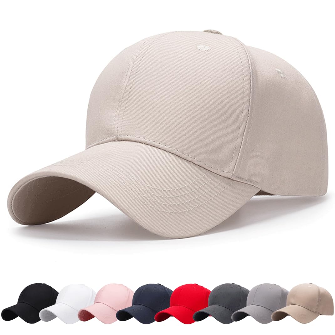 OhMill Berretto Baseball Bambini 2-6 Anni In Cotone Lavato, Leggero E Traspirante Con Ricamo, Regolabile, Colore Celeste