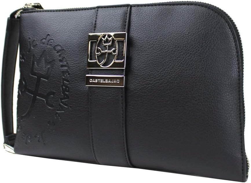 極級 印傳屋 合切袋（大） 信玄袋 巾着 小桜柄 鹿革 濃紺 赤 信玄袋