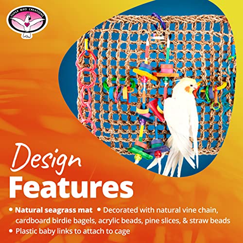 Mur d'activité pour les perroquets accessoire de cage pour salon